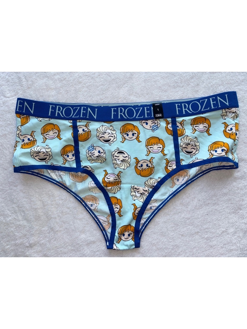 Torrid NWT Disney Frozen Cheeky Panties Size 1 Torrid Curve Anna Elsa Blue
